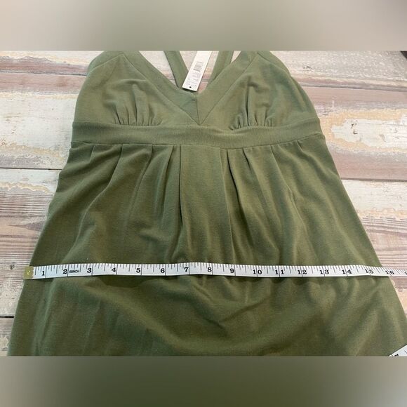 Gianni Bini Knit Dress Green Size Medium Poison Ivy Pockets - Picture 5 of 10